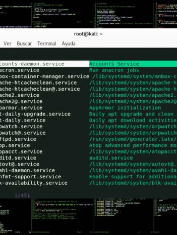 Comprobar todos los servicios en ejecución en Linux