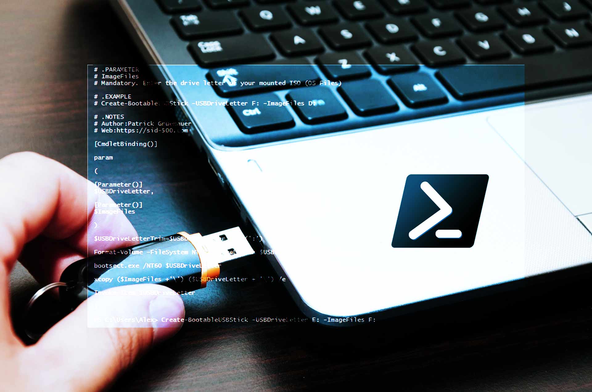 Crear USB Booteable arranque con PowerShell