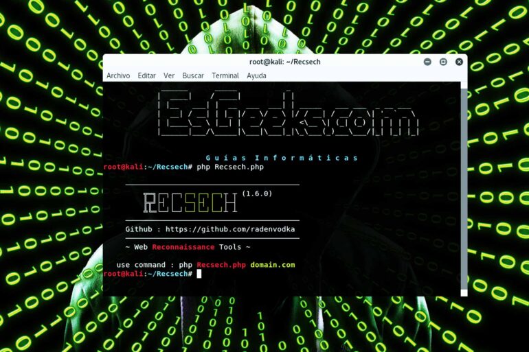 Recsech Footprinting y Reconnaissance sitios web