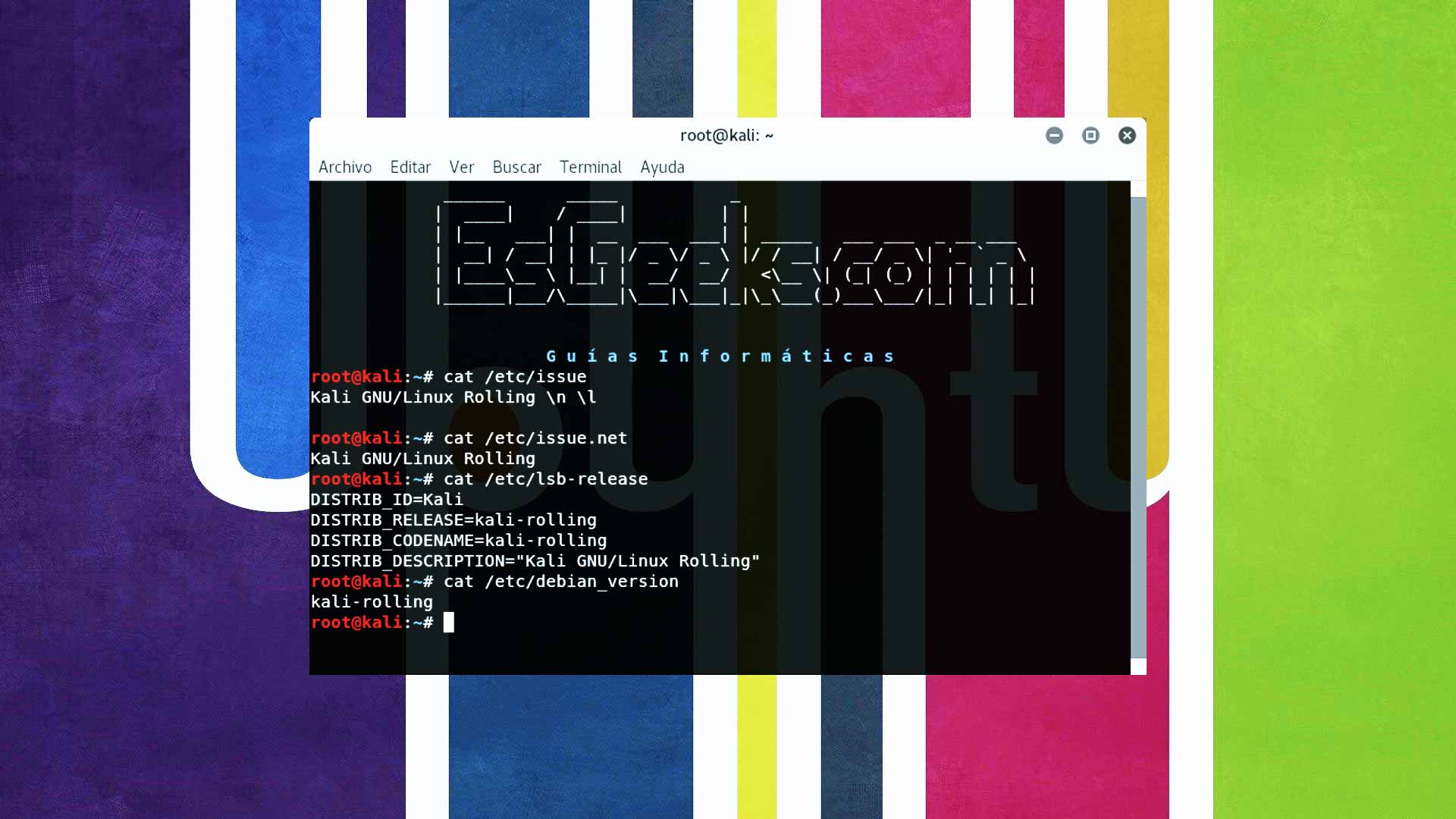 Ver Nombre y versión Distribución Linux instalada