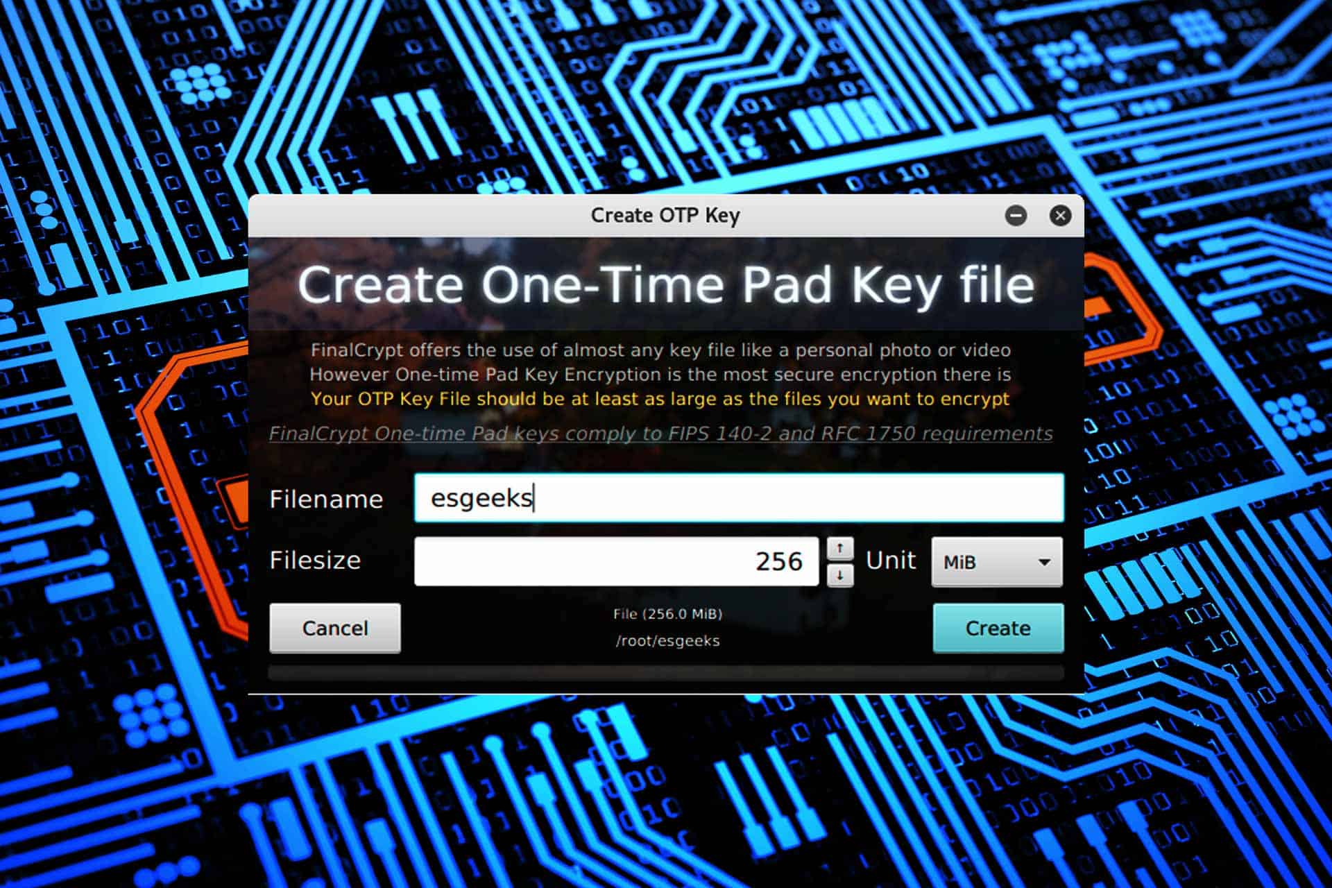 Cifrar y descifrar archivos con FinalCrypt