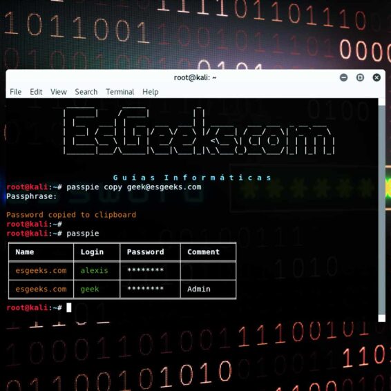 Passpie Gestor Contraseña con línea de comandos