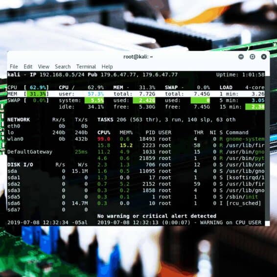 Ver memoria RAM usada y libre en Linux