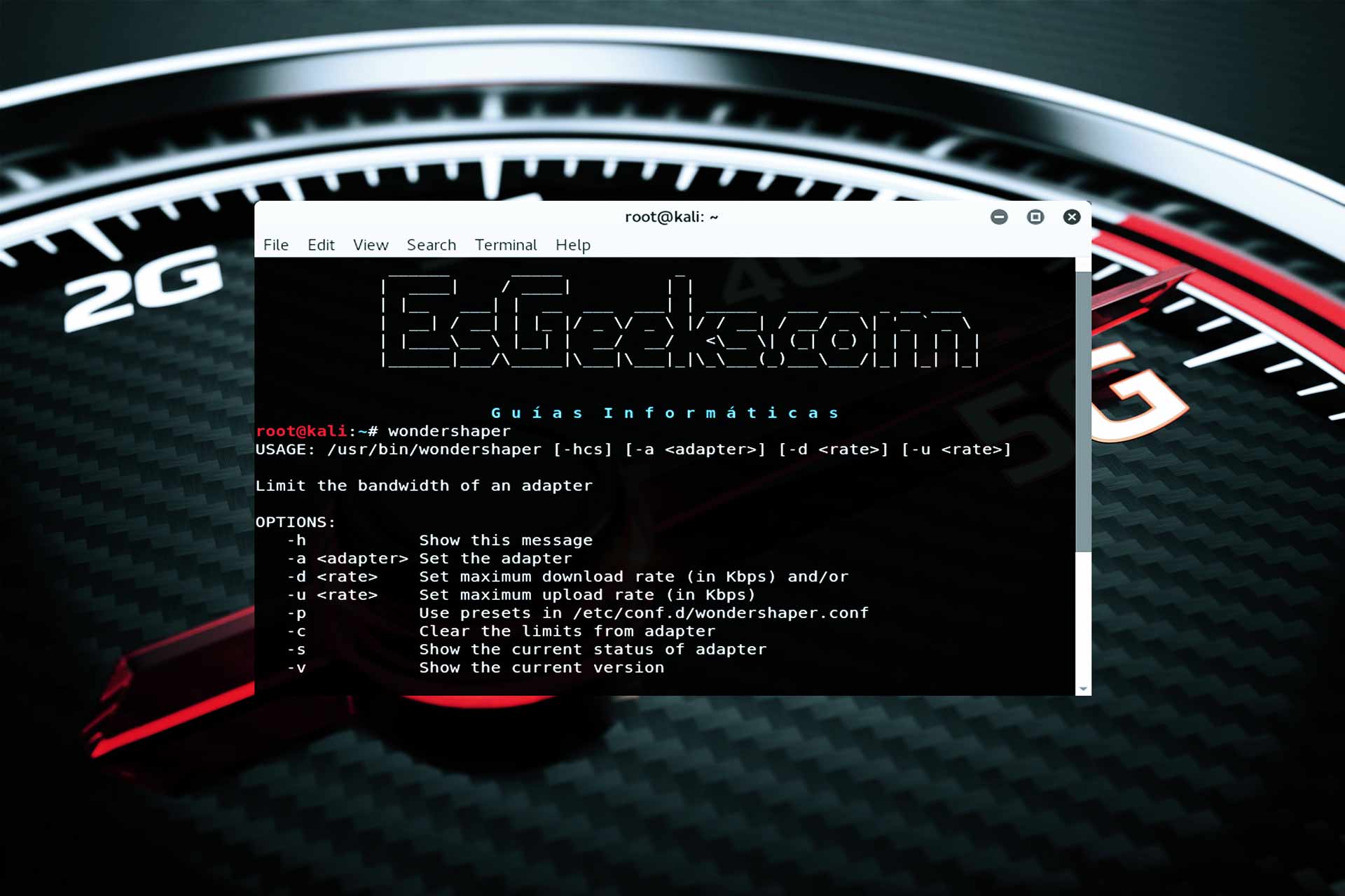 WonderShaper para limitar ancho de banda Linux