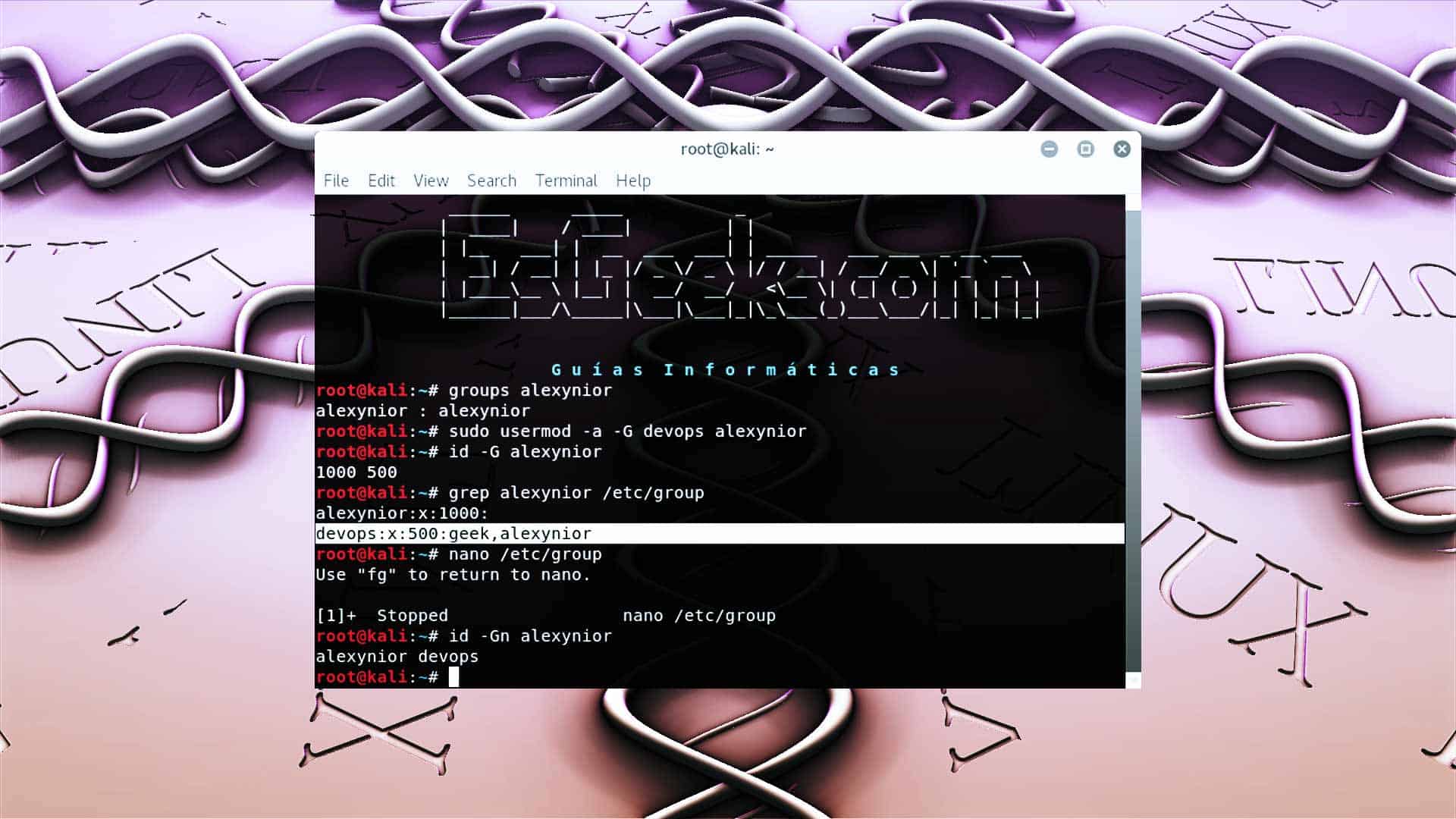 Administrar usuarios y grupos en Linux con ejemplos