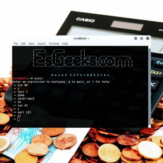 Comandos calculadora en terminal Linux