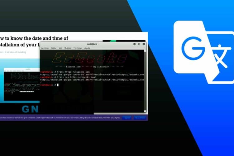 Translate Shell para traducir de Google Translate en terminal Linux
