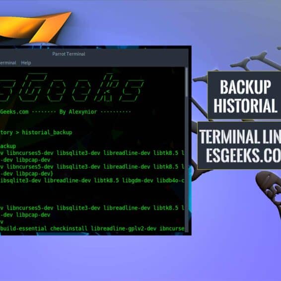 Copia de seguridad del historial de la terminal Linux