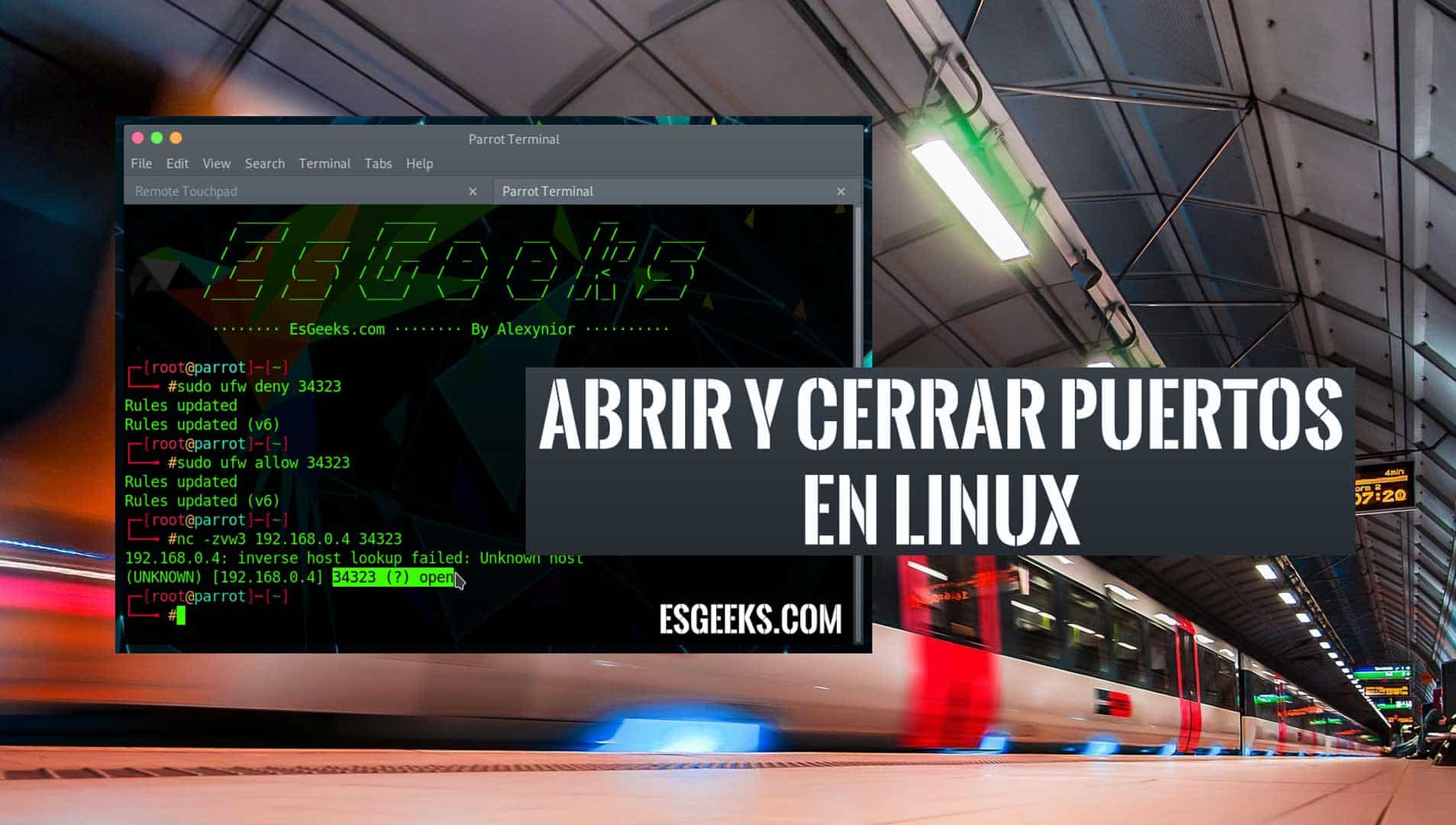 Localizar y cerrar puerto abierto en Linux