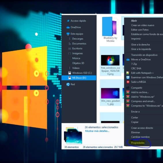 Eliminar información confidencial fotos en Windows 10