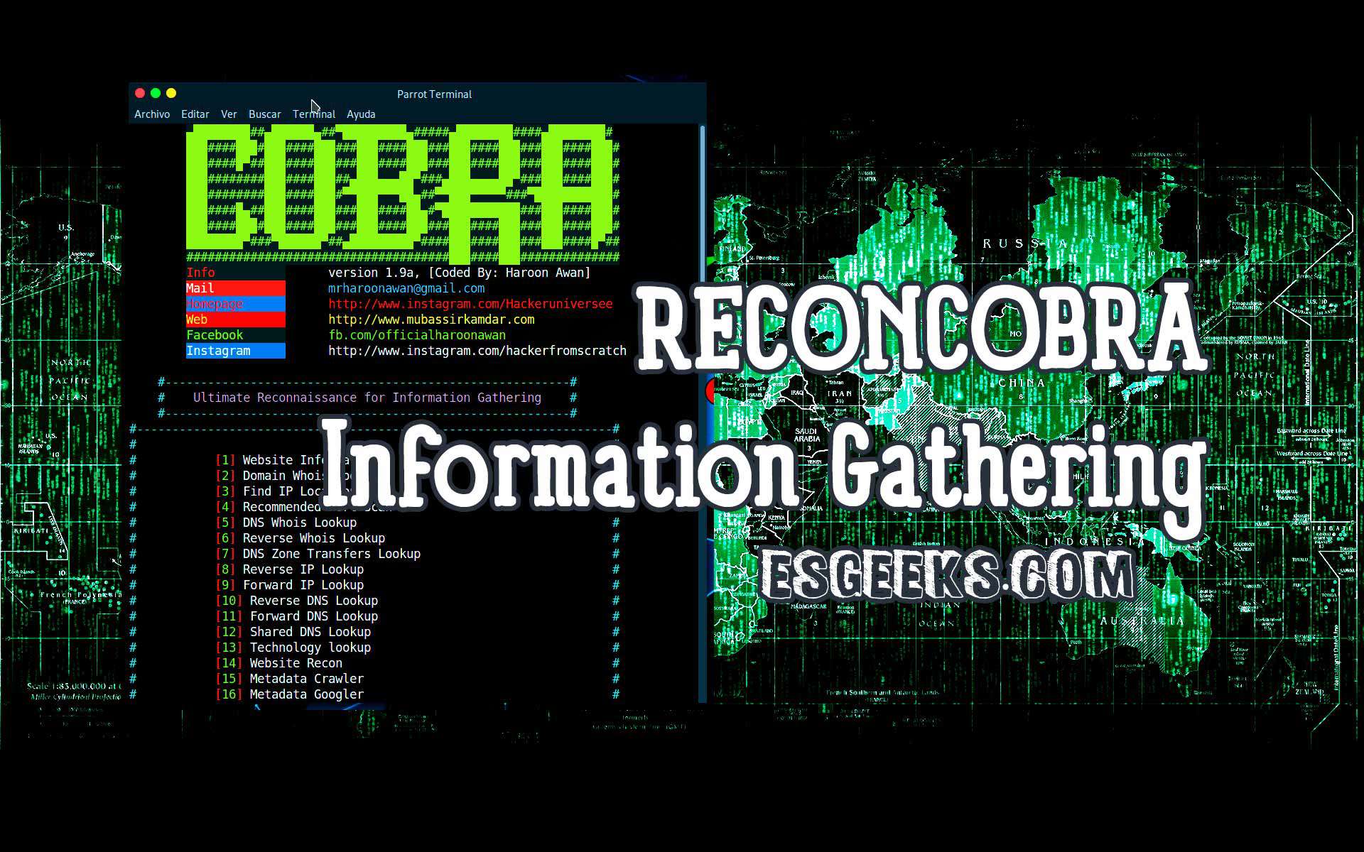 ReconCobra Information Gathering Completo