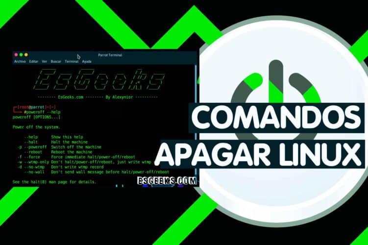 Comandos apagar reiniciar Linux desde terminal
