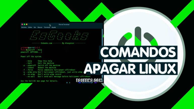 Comandos apagar reiniciar Linux desde terminal