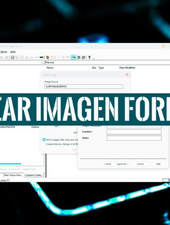 Crear archivo de imagen para Investigación Forense