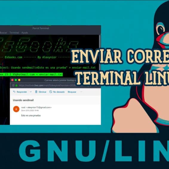 Enviar correos electrónicos desde terminal Linux