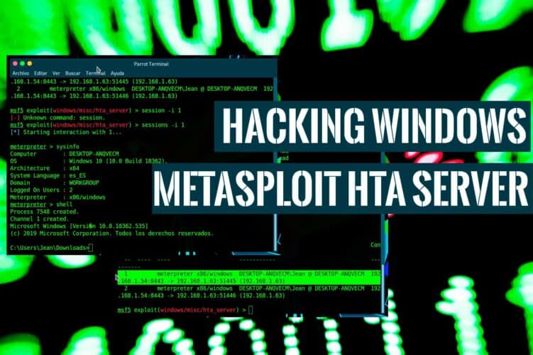 Hacking Windows Metasploit HTA Server