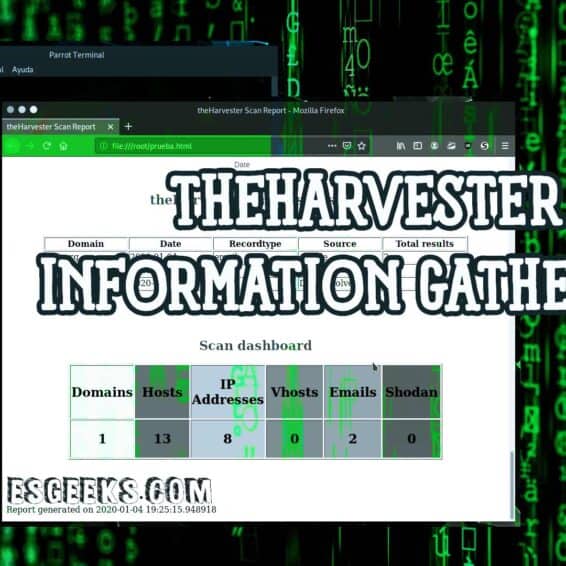 TheHarvester OSINT Para Extraer Información
