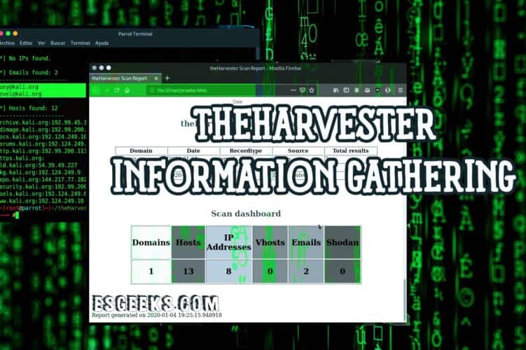 TheHarvester OSINT Para Extraer Información