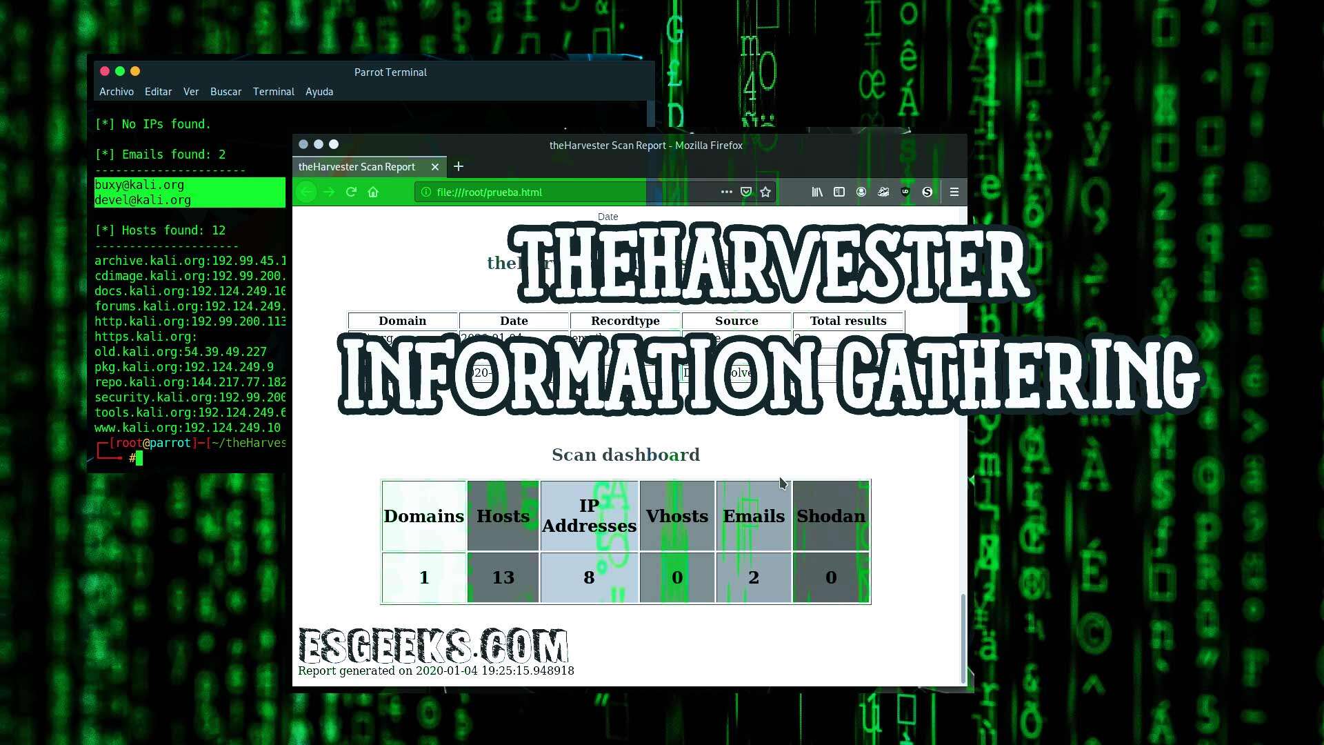TheHarvester OSINT Para Extraer Información