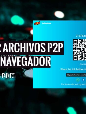ToffeeShare Enviar archivos P2P desde navegador