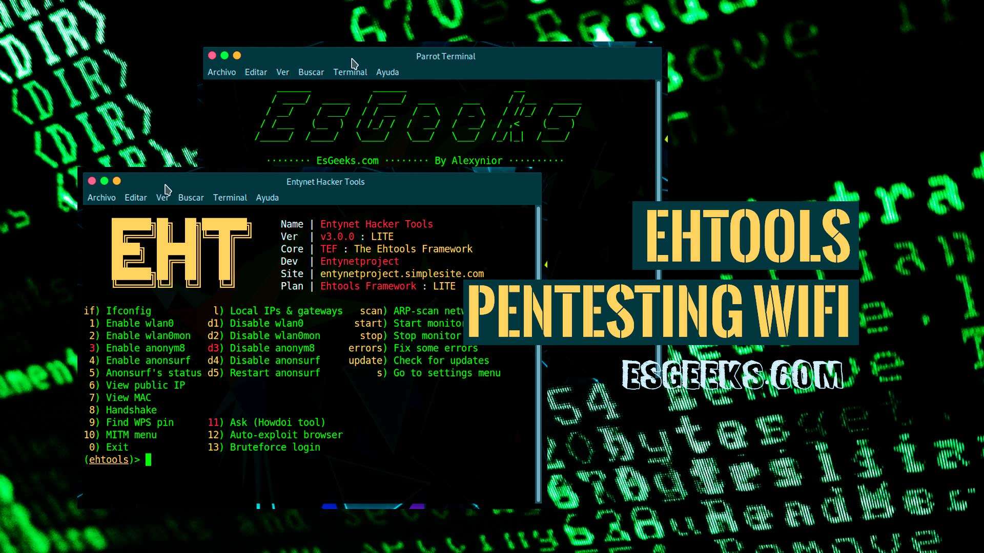 Ehtools Framework Pentesting Wi-Fi
