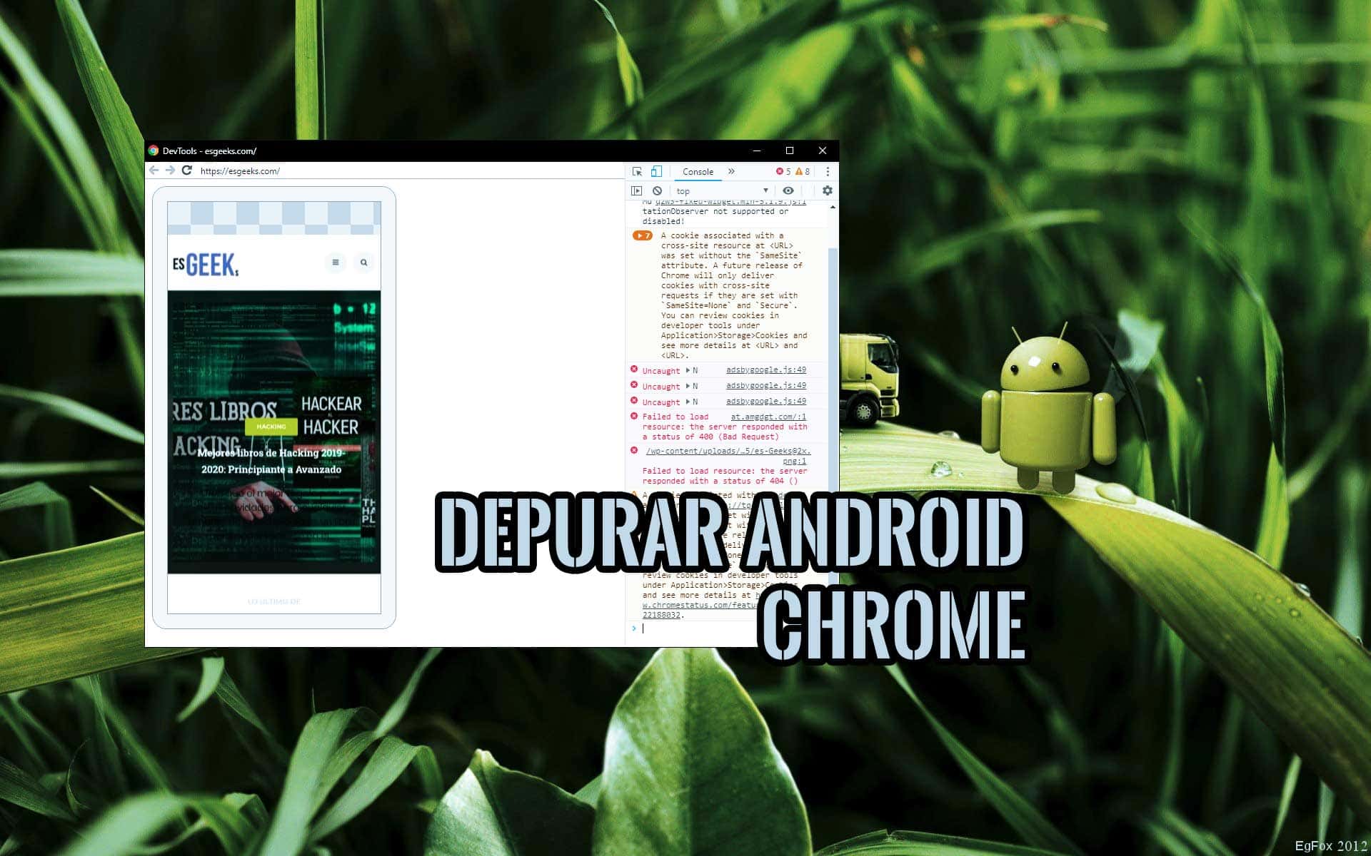 Depurar Android Chrome desde PC