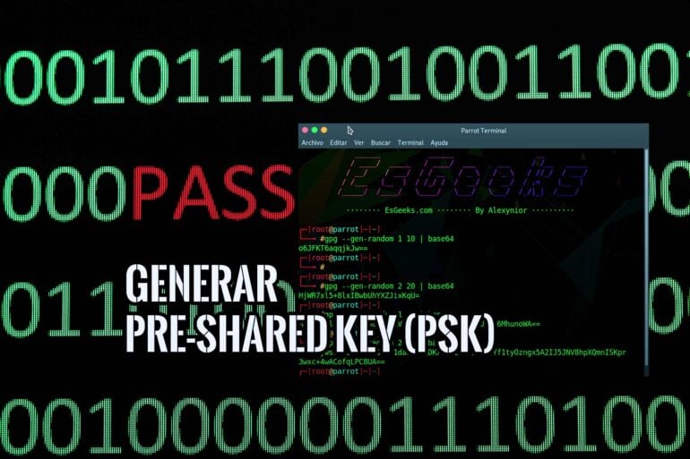 Generar Pre Shared Key PSK Linux