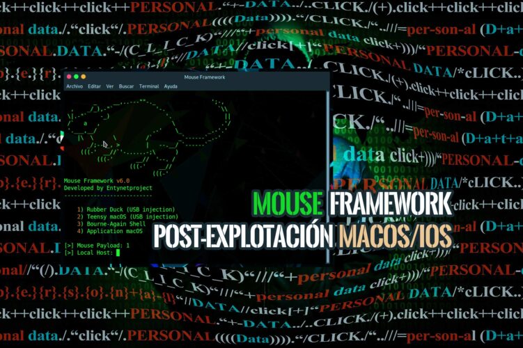 Mouse Framework Post Explotación IOS Y MacOS
