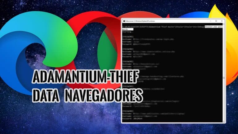 Adamantium-Thief Ver password historial Navegadores