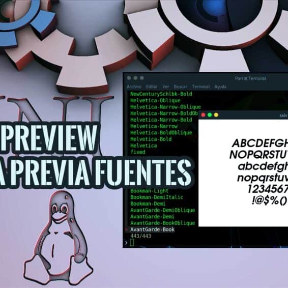 Fontpreview Vista Previa Fuentes Linux