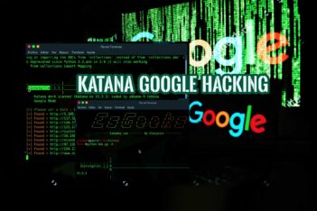 Katana Dork para Google Hacking