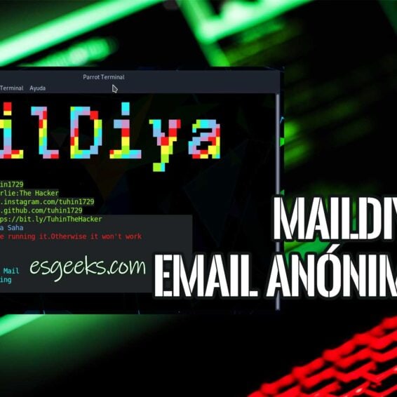 MailDiya Remitente Anónimo y Bomber Email