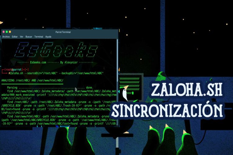 Zaloha.sh Script sincronización directorio Linux