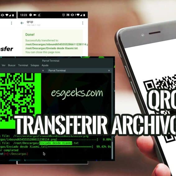 qrcp Transferir Archivos Terminal Linux Código QR