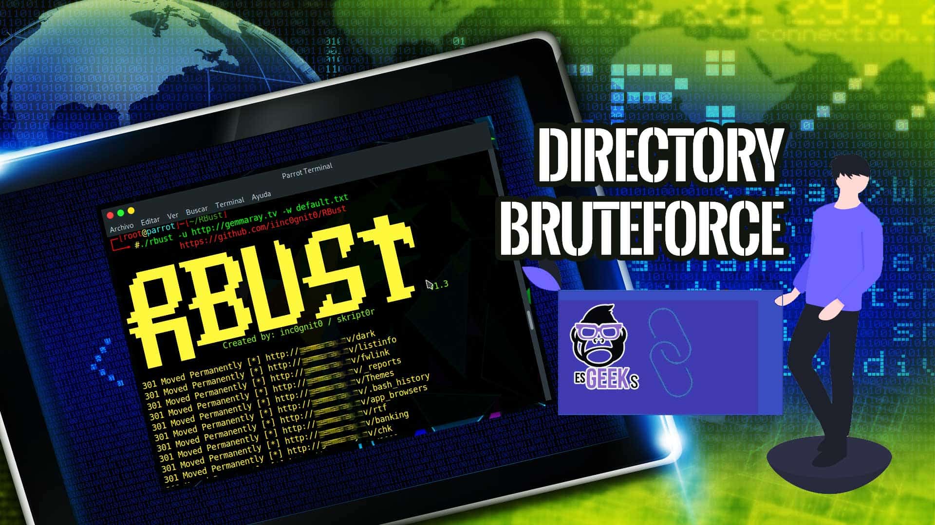 RBUST Fuzzing URL Bruteforce Directorios