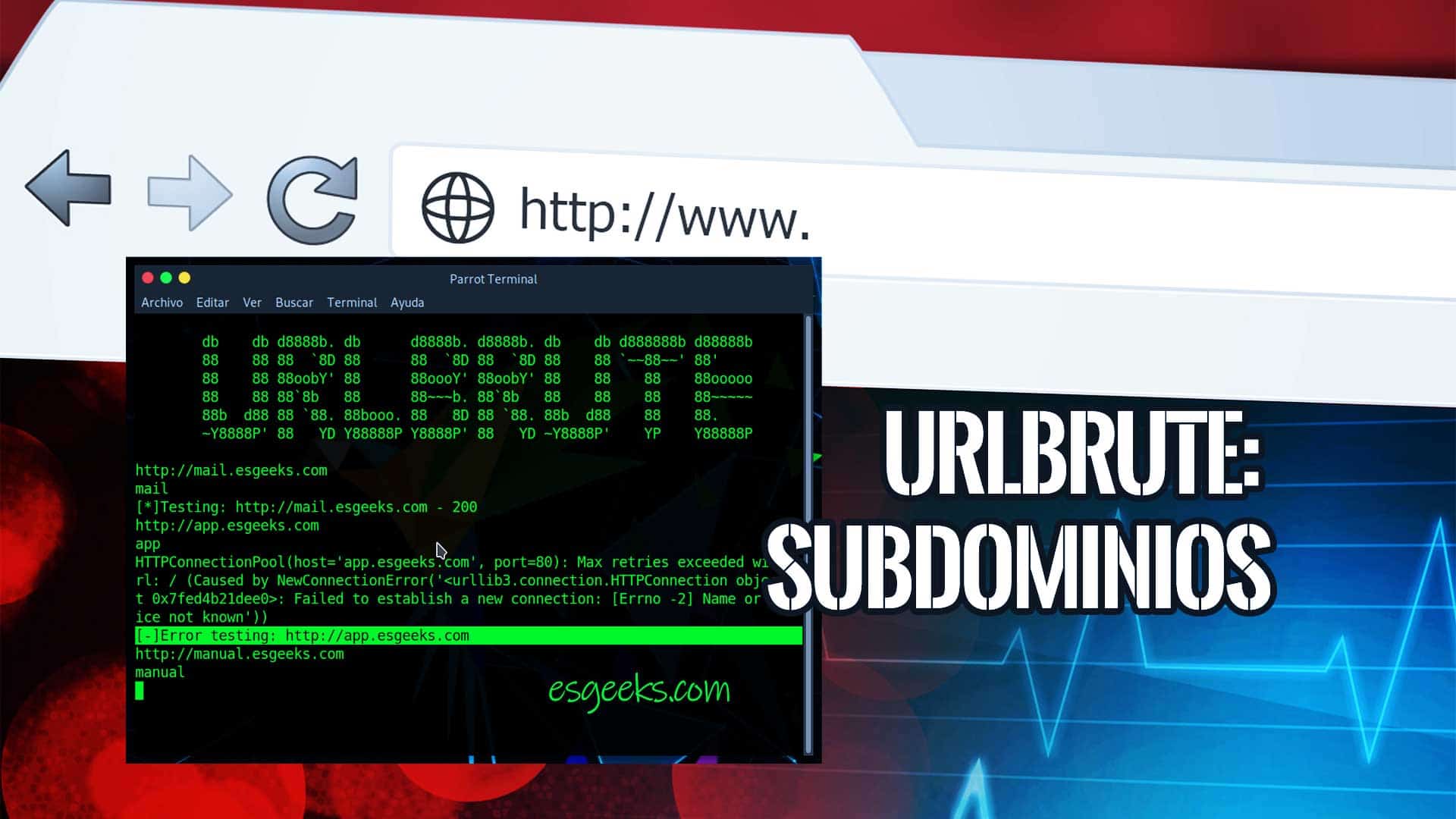 URLBRUTE Subdominios y Directorios Sitios Web