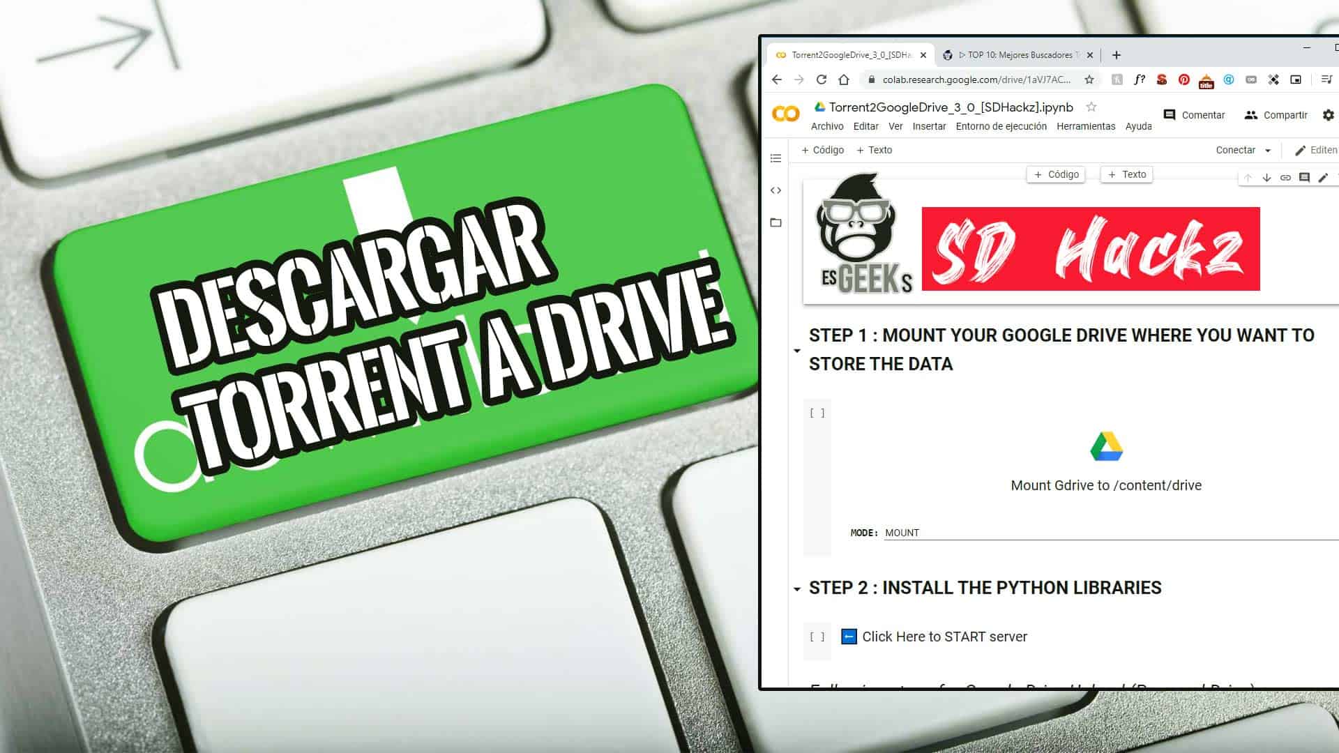 Download Torrent to Google Drive