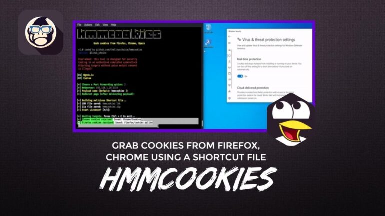 Hmmcookies Grab Cookies From Browsers Using A Shortcut File