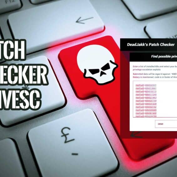 PatchChecker Verificar Vulnerabilidades PrivEsc Windows