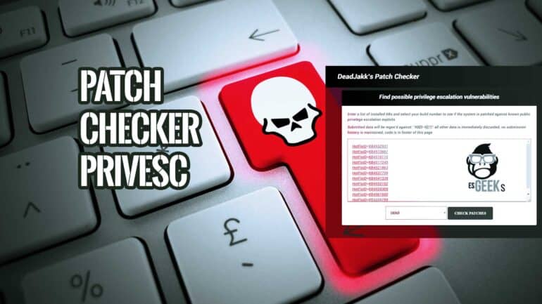 PatchChecker Verificar Vulnerabilidades PrivEsc Windows