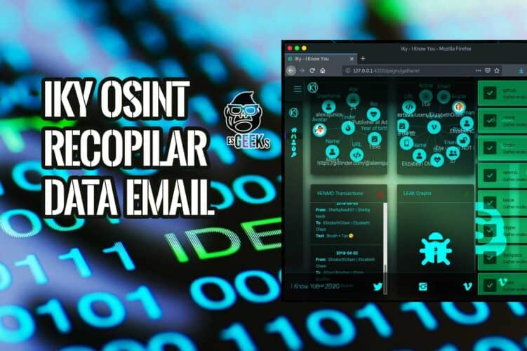 iKy OSINT Recopilar Información Email
