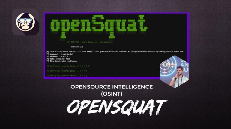 openSquat Opensource Intelligence OSINT