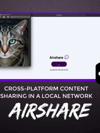 Airshare Cross-platform content sharing in a local network