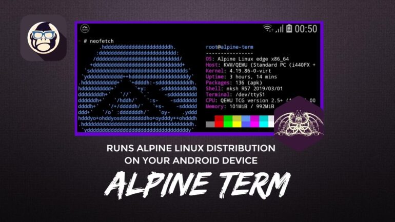Alpine Term Alpine Linux distro on your Android device