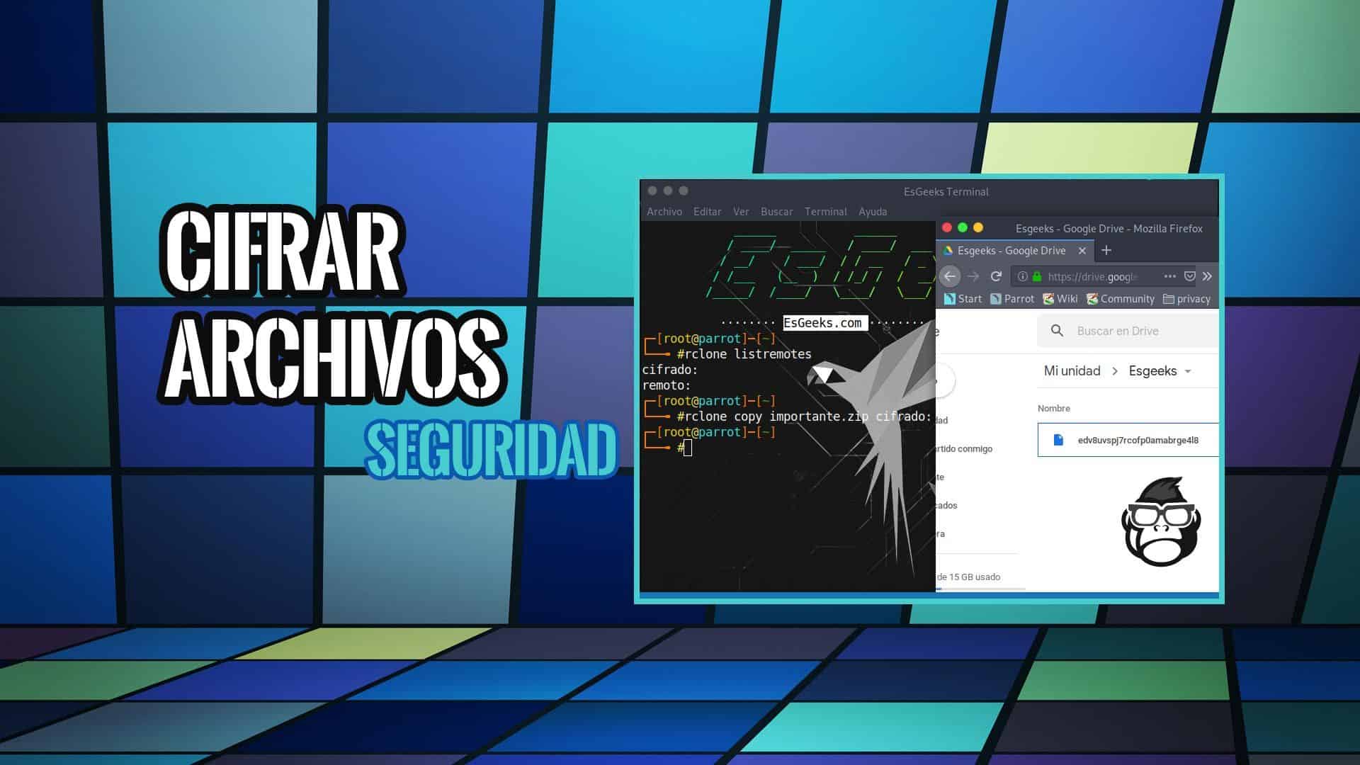 Cifrar Archivos Almacenamiento Nube con Rclone