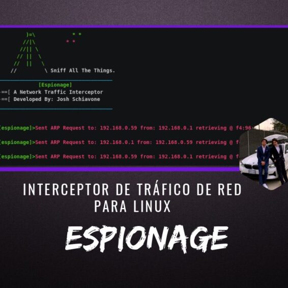 Espionage Interceptor Tráfico de Red para Linux