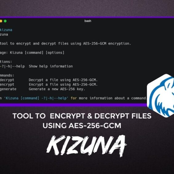 Kizuna Tool to encrypt and decrypt files using AES-256-GCM