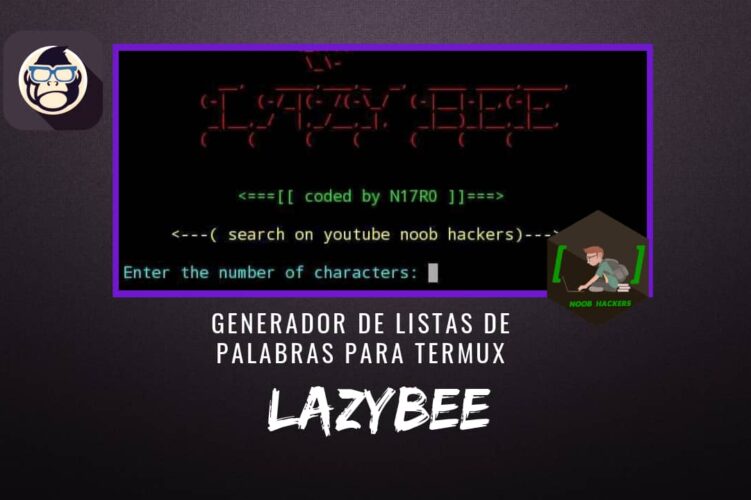 Lazybee Generador Listas de Palabras para Termux