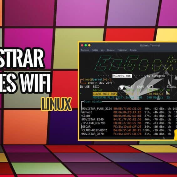 Mostrar Redes WiFi disponibles Terminal Linux