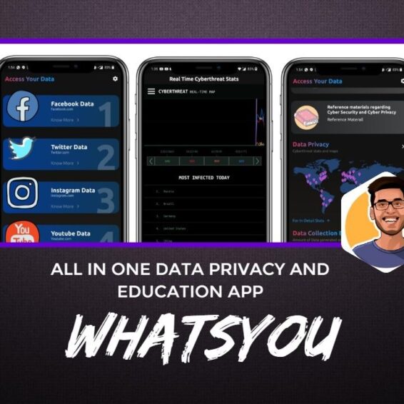WhatsYou All in one Data Privacy and Education App